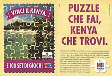 X1634 MB Puzzle Und da Vinci Die Kenya - Werbung Der 1994 - Vintage Werbung comprar usado  Enviando para Brazil