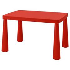IKEA MAMMUT Stół dziecięcy, wewnętrzny/zewnętrzny czerwony, 77x55 cm na sprzedaż  Wysyłka do Poland