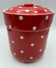 red biscuit barrel for sale  Shipping to Ireland