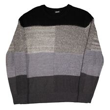 Diesel Wool Cotton Mohair Acrylic Patchwork Knit Sweater XL for sale  Shipping to South Africa