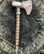 Machado integral feito à mão personalizado forjado à mão aço damasco tomahawk, tubo machado , usado comprar usado  Enviando para Brazil