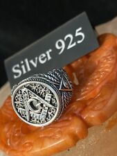 Silver masonic signet for sale  BRIGHTON
