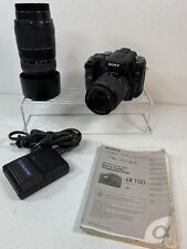 Sony DSLR-A100 10.2 Megapixel Digital Camera 2 Lenses, Charger, 2 Batteries for sale  Shipping to South Africa