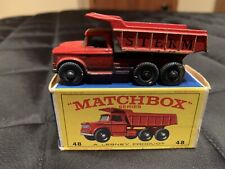 Vintage MATCHBOX SERIES DODGE DUMPER TRUCK 48 w/ Box; Lesney; Dump, used for sale  Port Orange
