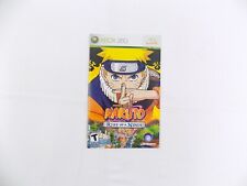 Xbox 360 Naruto Rise of the Ninja somente manual, usado comprar usado  Enviando para Brazil