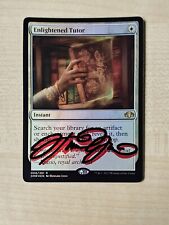 MTG Enlightened Tutor  Foil Red Signed / Shadow Magic the Gathering for sale  Shipping to South Africa