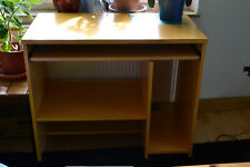 Gebraucht, Schreibtisch - PC Tisch ,  B 90 x T 50 x H 78 cm mit Rollen und Auszugsplatte gebraucht kaufen  Alfdorf