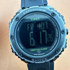 Timex T49950, Expedition Vibrating Alarm Watch, 200 Meter WR, Chronograph, Shock for sale  Shipping to South Africa