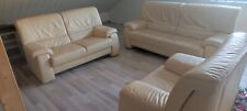 Couchgarnitur leder beige gebraucht kaufen  Igensdorf