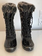 Khombu black boots for sale  Shipping to Ireland