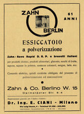 Zahn berlin essiccatoio usato  Italia