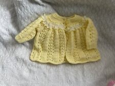 Handknit matinee coat for sale  STOKE-ON-TRENT