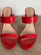Sapatos de salto alto Shutz biqueira aberta cor vermelha tamanho 8.5 comprar usado  Enviando para Brazil