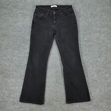 Usado, Levi's 515 Jeans Feminino Tamanho 8 Preto Driggs Denim Mid Rise Stretch Stud 29x27 comprar usado  Enviando para Brazil
