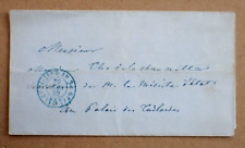 Lettre 1852 paris d'occasion  Besse-sur-Issole