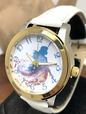 Usado, Reloj para mujer Disney Frozen Anna 38 mm cuarzo 2 tonos correa de cuero blanco WDS000832 segunda mano  Embacar hacia Argentina