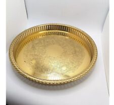 etched gold decorative tray for sale  Tyler