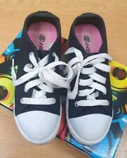 Heelys Black Pink Wheel Trainers Size 1 for sale  Shipping to South Africa