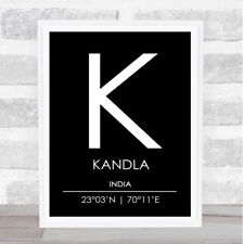 Kandla india coordinates d'occasion  Expédié en Belgium
