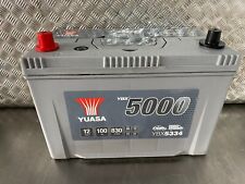 YBX5334 Yuasa Silver High Performance Car Battery 12V 100Ah HSB334 6 months old, used for sale  LEIGH