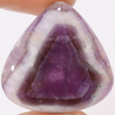 Natural Trapiche Amethyst Heart Cabochon Loose Gemstone 46 Ct 30X31X6mm EE-45779 for sale  Shipping to South Africa