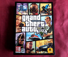 Grand Theft Auto V GTA V 7 discos PC jogo na caixa conjunto completo com mapa etc muito bom estado usado comprar usado  Enviando para Brazil