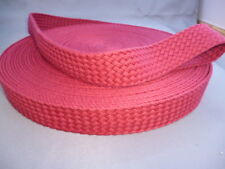 Red cotton webbing for sale  Shipping to Ireland