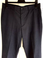 BHS Jack Reid Premium Easy Care Tailored Formal Mens Trousers 34”W 26”L Blue VGC, used for sale  MANCHESTER
