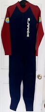 SPORTS Aleeda Full Wetsuit Sz XL Half Zip Long Sleeve Scuba Diving Navy/Burgundy for sale  Shipping to South Africa