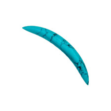 Turquoise Crystal Septum Nose Spike Size 12g-1/2in Handcrafted Body Jewelry for sale  Shipping to South Africa