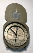Vintage Leupold & Stevens Compass - Portland Oregon - Army Green Metal Casing for sale  Shipping to South Africa
