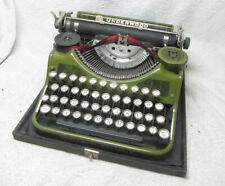 Máquina de escribir portátil Underwood-Elliot-Fisher 1931 vintage verde lima con estuche. Bonito segunda mano  Embacar hacia Argentina