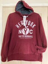 Maroon hoodie size for sale  RINGWOOD