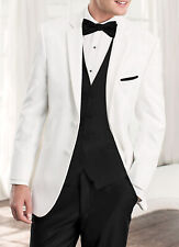 Men white tuxedo for sale  Shipping to Ireland
