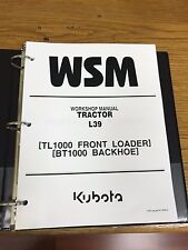 KUBOTA L39 TL1000 BT1000 TRACTOR Workshop Service Repair Manual BINDER  for sale  Shipping to Canada