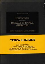 Endodonzia. manuale tecnica usato  Italia