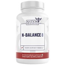 Nation Health MD N-BALANCE 8 Nerve Support Supplement for Nerve Pain Soothing for sale  Shipping to South Africa