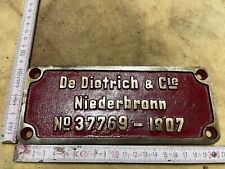 Waggonschild niederbronn 1907 gebraucht kaufen  Lichtenau