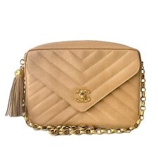 Chanel beige quilted d'occasion  Expédié en Belgium