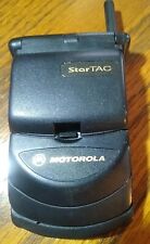 Antigo Celular Motorola StarTAC Clássico Flip Clamshell Preto Não Testado COMO ESTÁ comprar usado  Enviando para Brazil