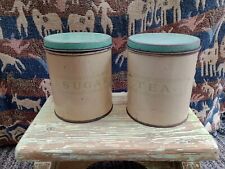 Tea sugar canister for sale  Shipping to Ireland