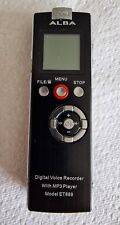 Alba digital voice recorder With MP3 Player ET889 Preloved, used for sale  Shipping to South Africa