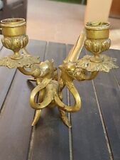Bougeoirs bronze chimeres d'occasion  Vernaison