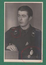 Foto Portrait Panzermann PK Orden EK PKA Silber Soldat Panzer Uniform TK WK Pz gebraucht kaufen  Chemnitz