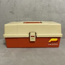 Plano 5520 Tackle Box Orange Beige Fishing Box With Inserts for sale  Shipping to South Africa