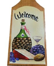 Wine theme welcome for sale  East Northport