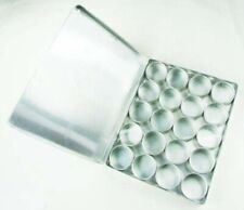 Paquete de 128 piezas/8 frascos de aluminio colección cajas de almacenamiento de diamantes 32 y 40 mm, usado segunda mano  Embacar hacia Argentina