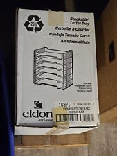 Organizador de bandeja de papel vintage completo Eldon arquivo empilhável  comprar usado  Enviando para Brazil