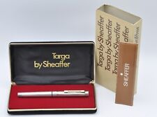 Sheaffer Targa 1006X Fountain Pen Big Size 925 Sterling Silver Nearmint Boxed for sale  Shipping to South Africa