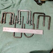 Used, 7/16 Boat Trailer Square Galvanized U-Bolts lot of 8 pc for sale  Shipping to South Africa